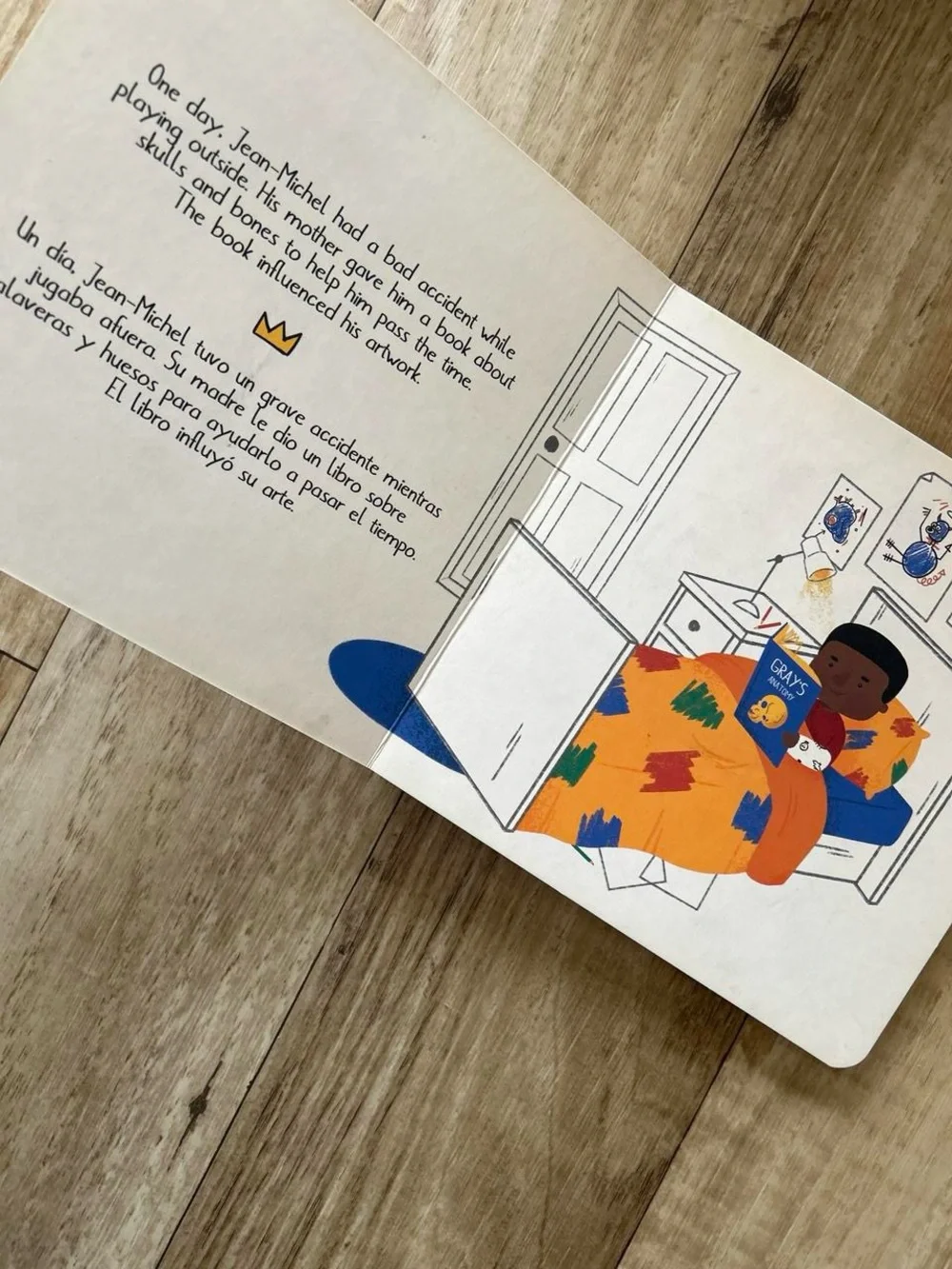 📚 The Life of Basquiat Bilingual Picture Book - Hardcover